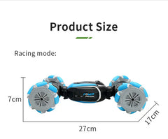 Gesture-Control Stunt Car – Hand‑Sensor 360° Spins, LED Lights & Remote