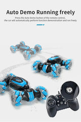 Gesture-Control Stunt Car – Hand‑Sensor 360° Spins, LED Lights & Remote
