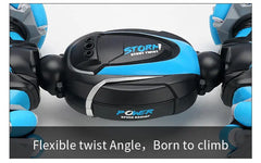 Gesture-Control Stunt Car – Hand‑Sensor 360° Spins, LED Lights & Remote