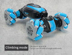 Gesture-Control Stunt Car – Hand‑Sensor 360° Spins, LED Lights & Remote