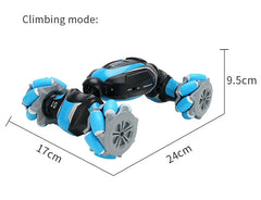 Gesture-Control Stunt Car – Hand‑Sensor 360° Spins, LED Lights & Remote
