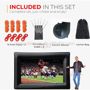 8ft 10ft 18ft Inflatable Outdoor Projector Movies Screen with Low-Noise Blower