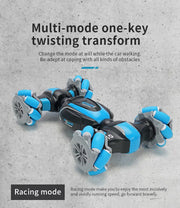 Gesture-Control Stunt Car – Hand‑Sensor 360° Spins, LED Lights & Remote