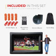 8ft 10ft 18ft Inflatable Outdoor Projector Movies Screen with Low-Noise Blower