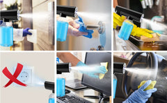 300ML Electric Nano Blue Light Steam  Disinfection Sprayer Gun