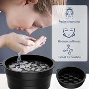 Face Bowl for Ice with Built-In Icetray