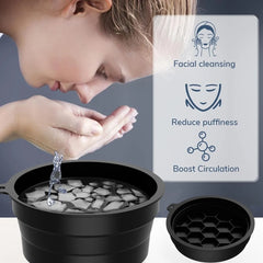 Face Bowl for Ice with Built-In Icetray