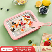 Ice Cream Maker Pan with 2 Scrapers