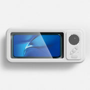 IPX4 Waterproof Phone Case with Bluetooth Speaker Wall Mount Phone Holder