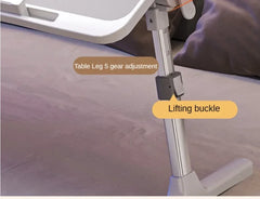 Lift Foldable Laptop Table for Bed Stand for Working Read with Radiator Drawer
