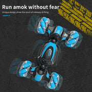 Gesture-Control Stunt Car – Hand‑Sensor 360° Spins, LED Lights & Remote