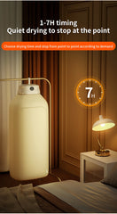 Mini Dryer Foldable Electric With Dryer Bag And Time Set Travel Style