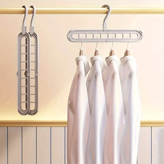 3pcs, Plastic 9/1 Foldable Hangers