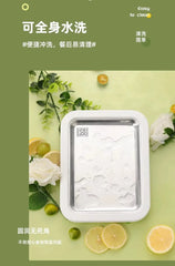 Ice Cream Maker Pan with 2 Scrapers