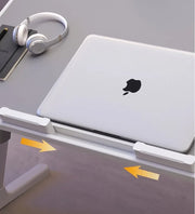 Lift Foldable Laptop Table for Bed Stand for Working Read with Radiator Drawer