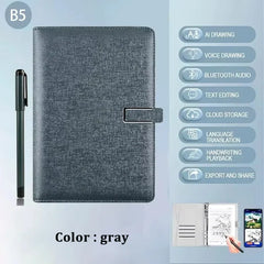 Digital Handwriting Note Book Smart Sync Pen Diary , AI ,Voice Drawing Bluetooth Writing Pads Playback