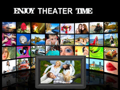8ft 10ft 18ft Inflatable Outdoor Projector Movies Screen with Low-Noise Blower