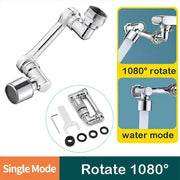 1440° Rotatable Faucet Aerator Extender,Metal  Robot Arm