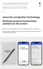 Digital Handwriting Note Book Smart Sync Pen Diary , AI ,Voice Drawing Bluetooth Writing Pads Playback