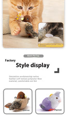 Flappy Bird Cat Toy Rechargeable Pet Cat+ Remote and Control USB