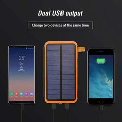 OnePlus 200000mAh Sun Powerbank, Folding Solar Panel USB, Camping Waterproof