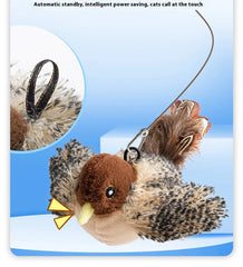 Flappy Bird Cat Toy Rechargeable Pet Cat+ Remote and Control USB