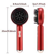 Electric Scalp Massage Comb Blue Red LED Light Therapy Brush