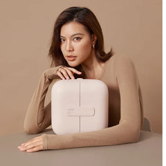 Women's Handheld Makeup Bag Makeup Mirror  LED