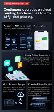 Wireless 20-50 mm Printer