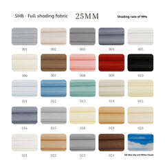 25Mm Measurement Cordless Shading Fabric Frame Mini Skylight Cellular Blinds Louver Windows