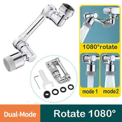 1440° Rotatable Faucet Aerator Extender,Metal  Robot Arm