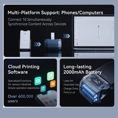 Wireless 20-50 mm Printer