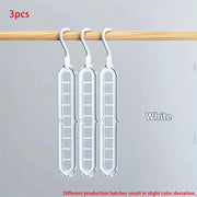 3pcs, Plastic 9/1 Foldable Hangers