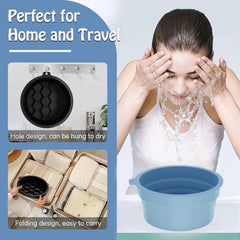 Face Bowl for Ice with Built-In Icetray