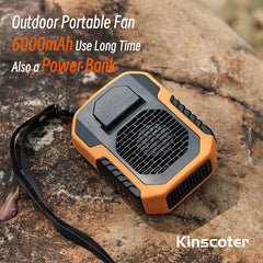 Kinscoter 6000mAh Hanging Neck/Waist Fan