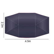 4.2x2.1m Car Summer Sunshade Umbrella Fully Automatic, Remote Control Portable Canopy Cover