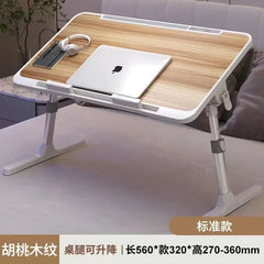 Lift Foldable Laptop Table for Bed Stand for Working Read with Radiator Drawer