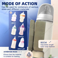 JUSTLANG Baby Bottle Warmer 5 Heat Level