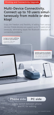 Wireless 20-50 mm Printer