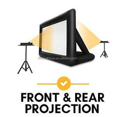8ft 10ft 18ft Inflatable Outdoor Projector Movies Screen with Low-Noise Blower