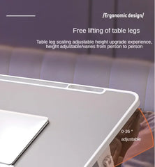 Lift Foldable Laptop Table for Bed Stand for Working Read with Radiator Drawer