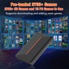 3760+ 3D/AAA Games for PS4/PS3/PS2/Switch/WII/WIIU/N64/DC Etc Portable 500GB Launchbox External Gaming Hard Drive for Windows PC