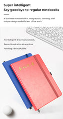 Digital Handwriting Note Book Smart Sync Pen Diary , AI ,Voice Drawing Bluetooth Writing Pads Playback