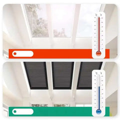 25Mm Measurement Cordless Shading Fabric Frame Mini Skylight Cellular Blinds Louver Windows