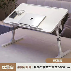 Lift Foldable Laptop Table for Bed Stand for Working Read with Radiator Drawer