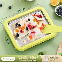 Ice Cream Maker Pan with 2 Scrapers