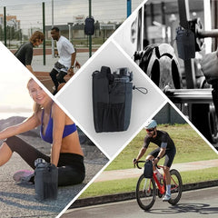 Magnetic Gym water bottle Bag Large Capacity , Carrier Bag With Phone Pocket Portable