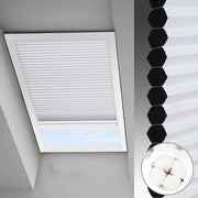 25Mm Measurement Cordless Shading Fabric Frame Mini Skylight Cellular Blinds Louver Windows