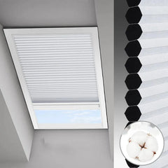 25Mm Measurement Cordless Shading Fabric Frame Mini Skylight Cellular Blinds Louver Windows