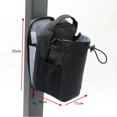 Magnetic Gym water bottle Bag Large Capacity , Carrier Bag With Phone Pocket Portable